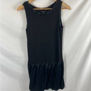 Theory Evelina Cone Bubble Shift Dress black Size P